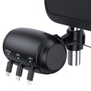 Retractable 3 in 1 Car Charging Station Charger for Headrest Backseat
