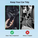 Retractable 3 in 1 Car Charging Station Charger for Headrest Backseat