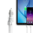 Dual USB Travel Car charger With 5FT Type-C Charging Cable
