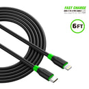 6FT PD Fast Charge USB-C To iPhone Cable