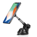 Universal Car Dashboard Windshield Magnetic Phone Mount with Suction Cup and Adjustable Telescopic Arm