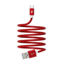 Moisture 2.6A Premium Full Hi-Speed USB A To Micro USB Data Cable In Red