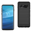 SAMSUNG GALAXY S10 Slim Armor Hybrid Case With Card Holder In Red