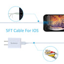 Wall Charger & 5ft Cable For 8 PIN