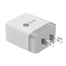 Travel Wall Charger Adapter with Dual Ports of USB and Type-C