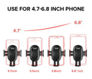 Universal Car Dashboard Windshield Suction Phone Mount with  Adjustable Telescopic Arm and 360 Degrees Rotation.